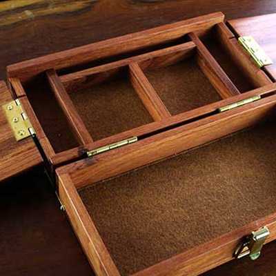 Ultimate Gamer's Hardwood Dice Box and Rolling Tray - Image 3