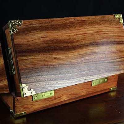 Ultimate Gamer's Hardwood Dice Box and Rolling Tray - Image 4