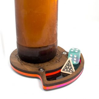 Walnut Top Dice Coaster C4Labs