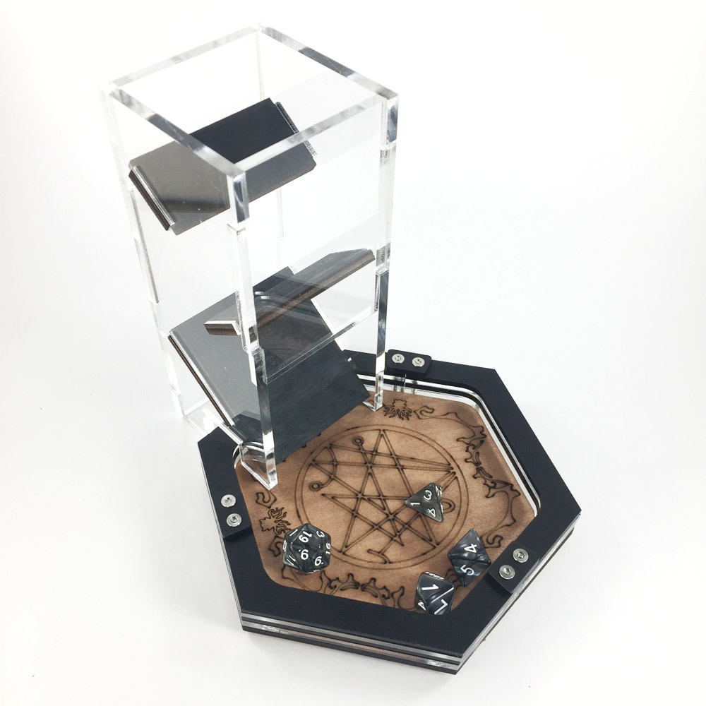 Hexagon 5.5″ x 7″ Dice Tray – Eldritch - Image 2