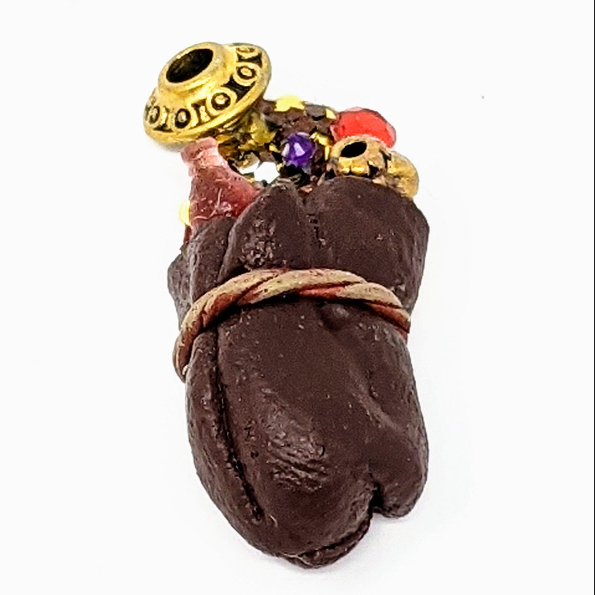 Handmade Miniature Spilt Gold Treasure Sack 28mm - Image 5