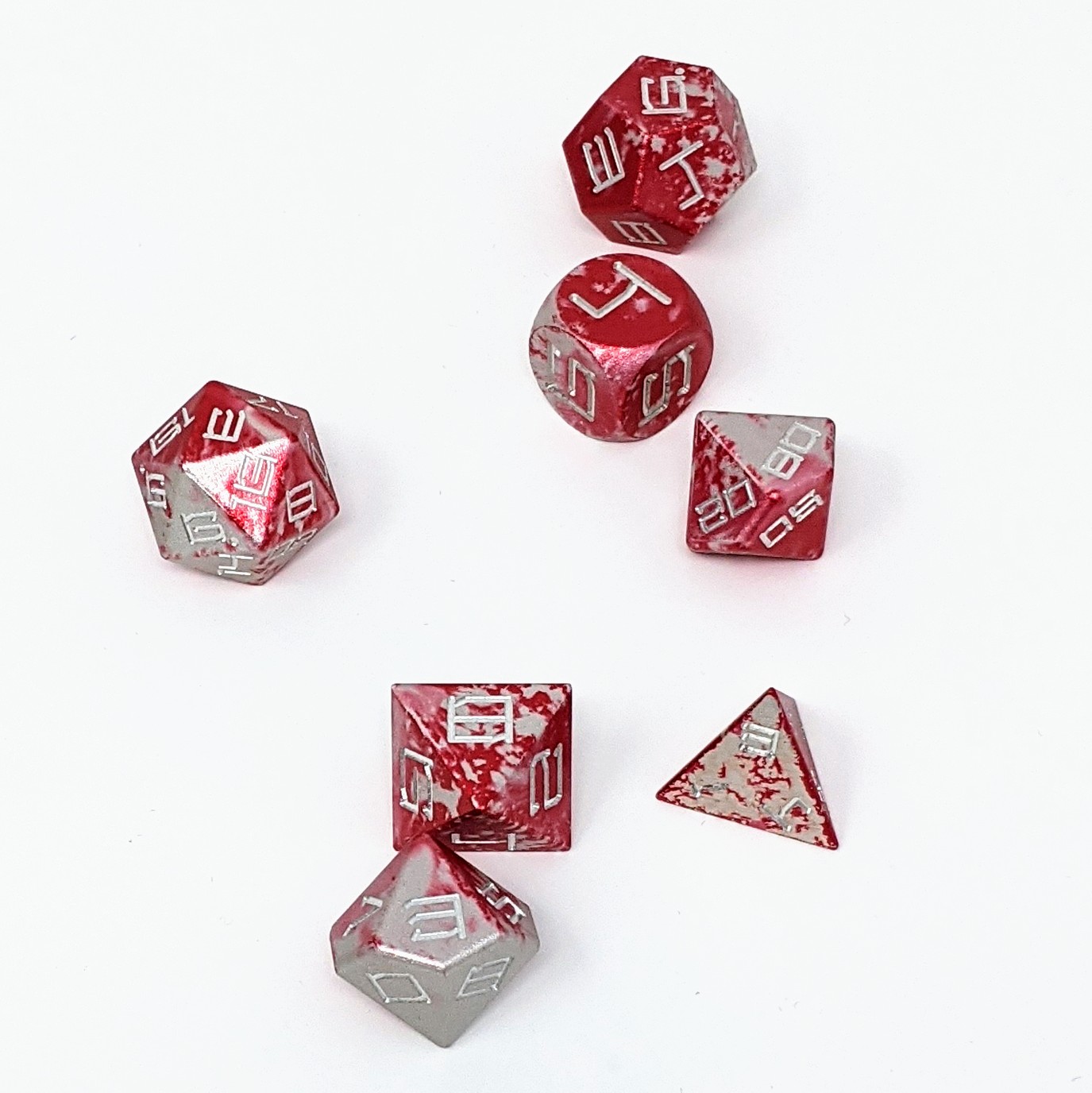 Pandemic Aluminium Metal Dice - Image 4