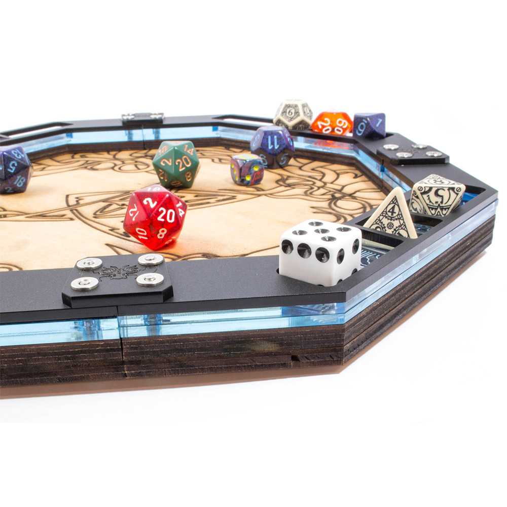Octagon 10" x 10" Dice Tray – Eldritch - Image 3