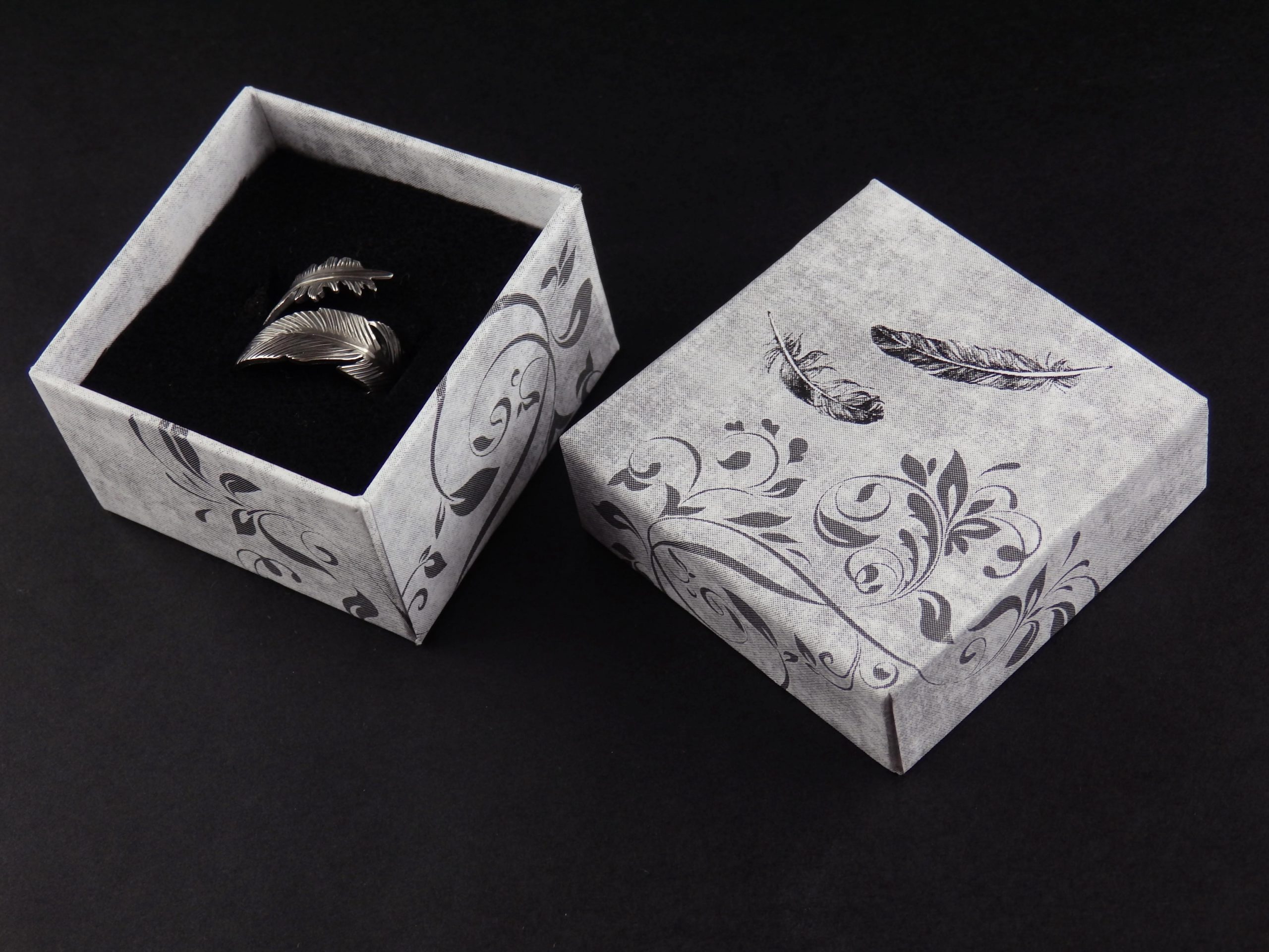 Silver Feather Ring - Image 6
