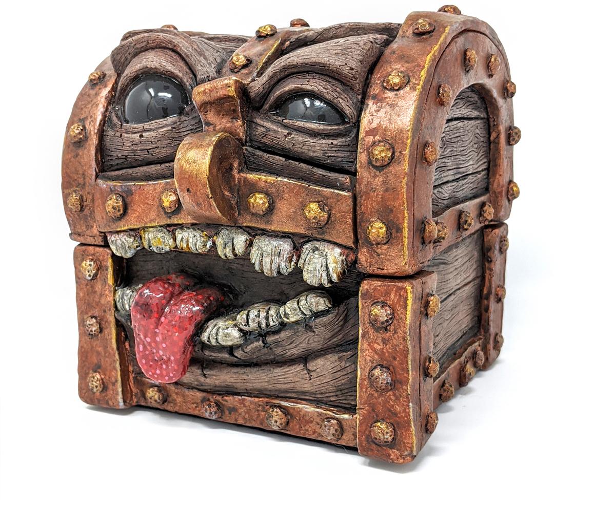 Chester, the Handmade Resin Chest Monster