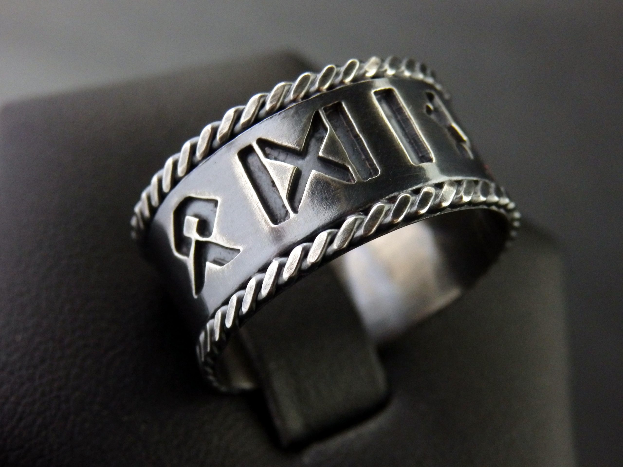 Silver Viking Rune Ring - Image 3
