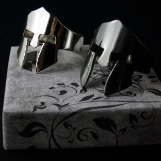fantasy Stirling Silver Spartan Helmet Ring Lukas Craft