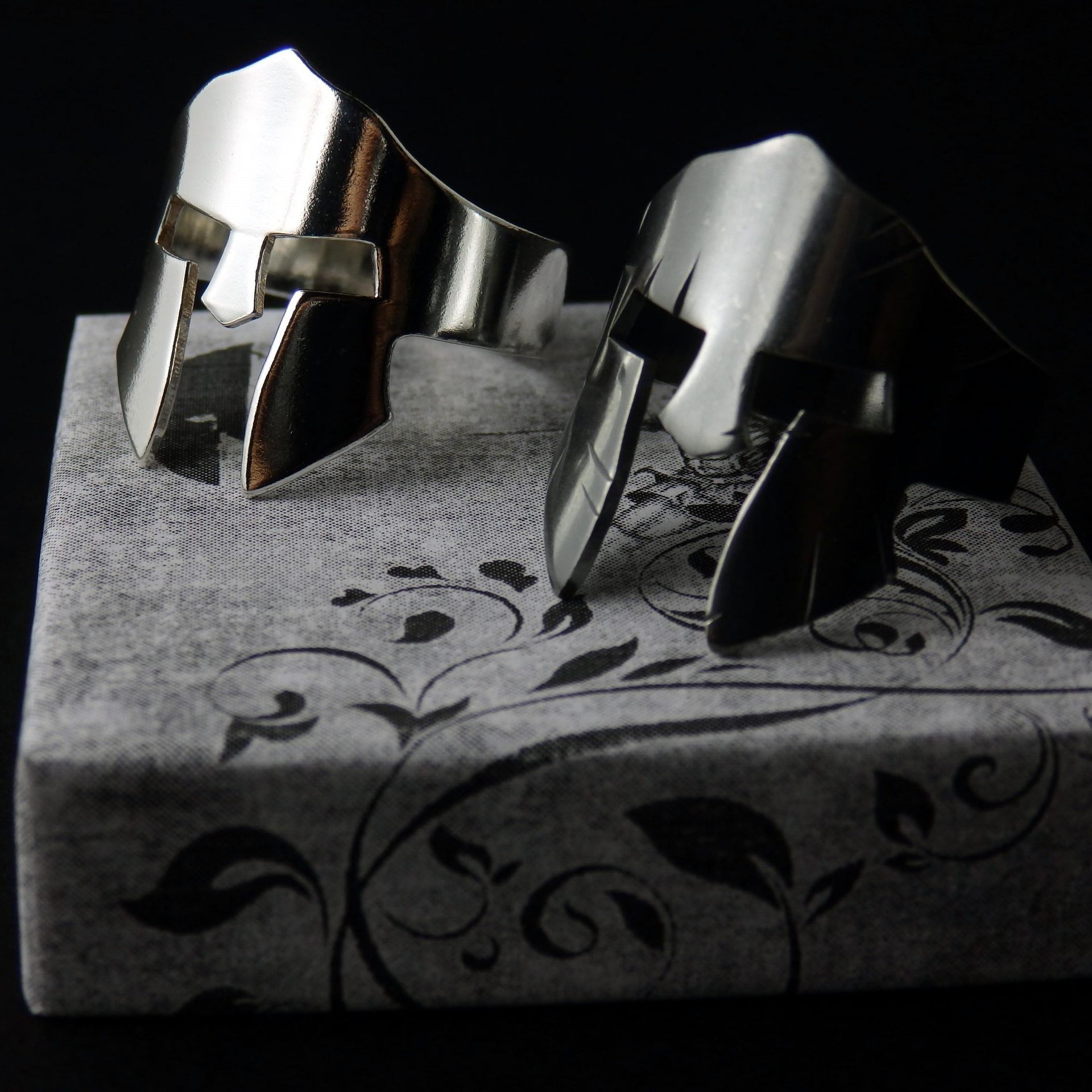 fantasy Stirling Silver Spartan Helmet Ring Lukas Craft