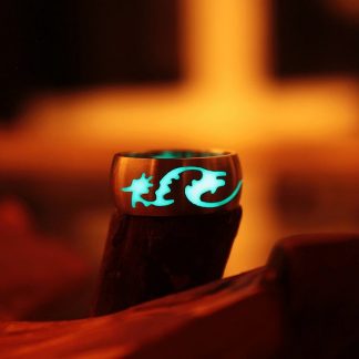 Glow-in-the-Dark Dragon Ring Band