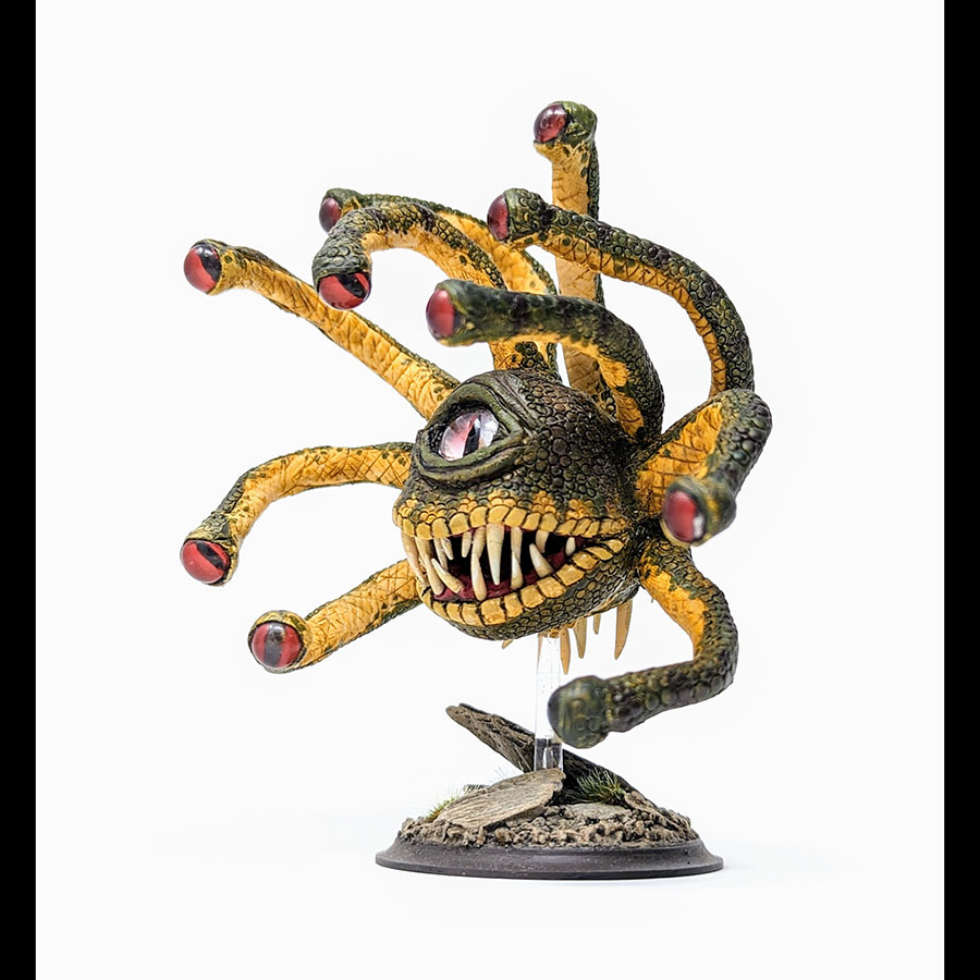 Miniature Handmade Beholder and his Goldfish - Image 6