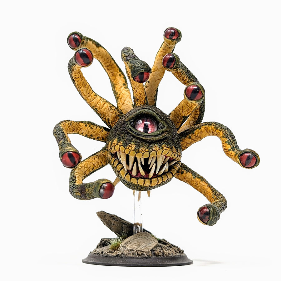 Miniature Handmade Beholder and his Goldfish - Image 7