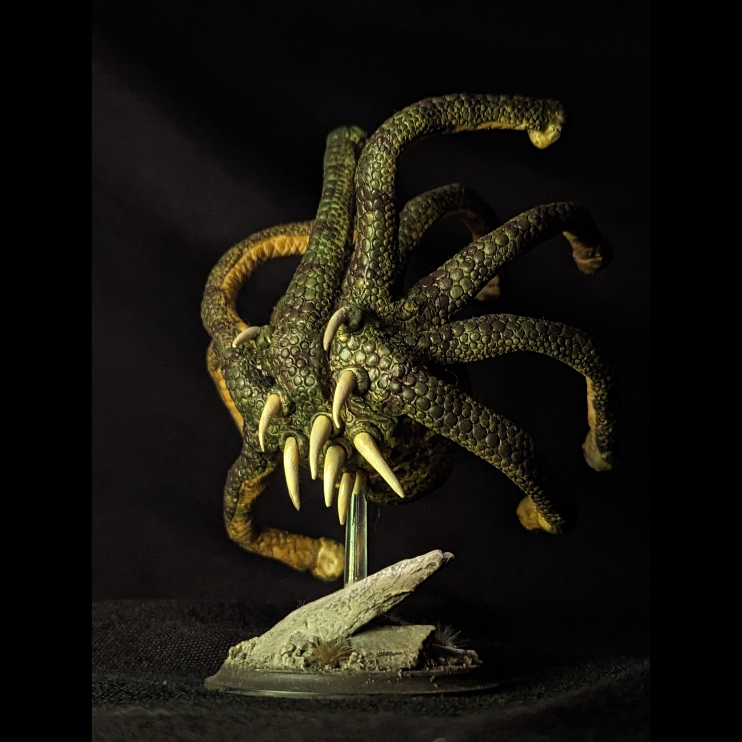 Miniature Handmade Beholder and his Goldfish - Image 5