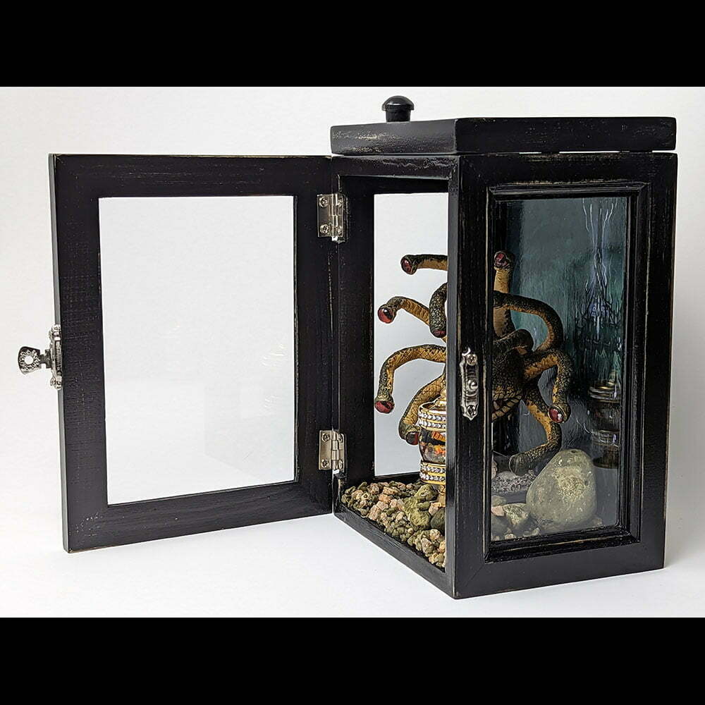Miniature Handmade Beholder and his Goldfish - Image 9