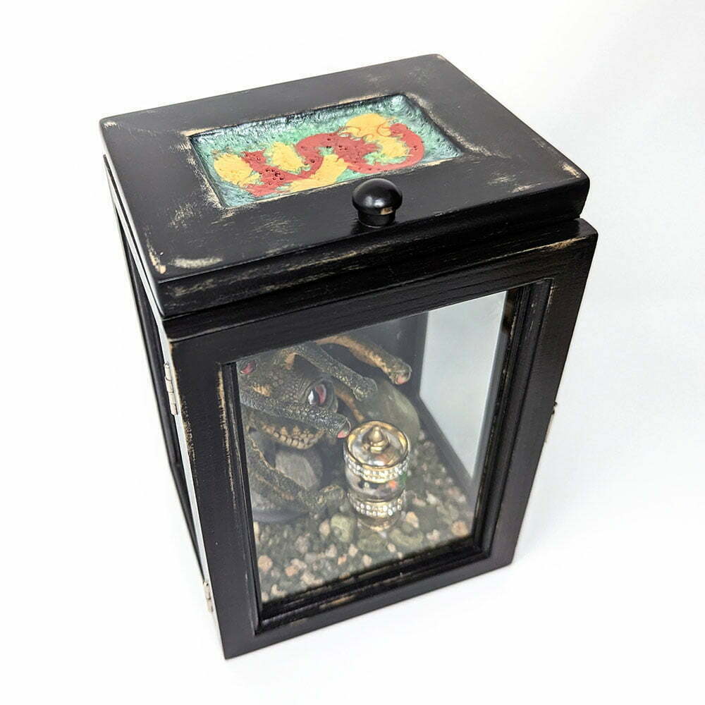 Miniature Handmade Beholder and his Goldfish - Image 12