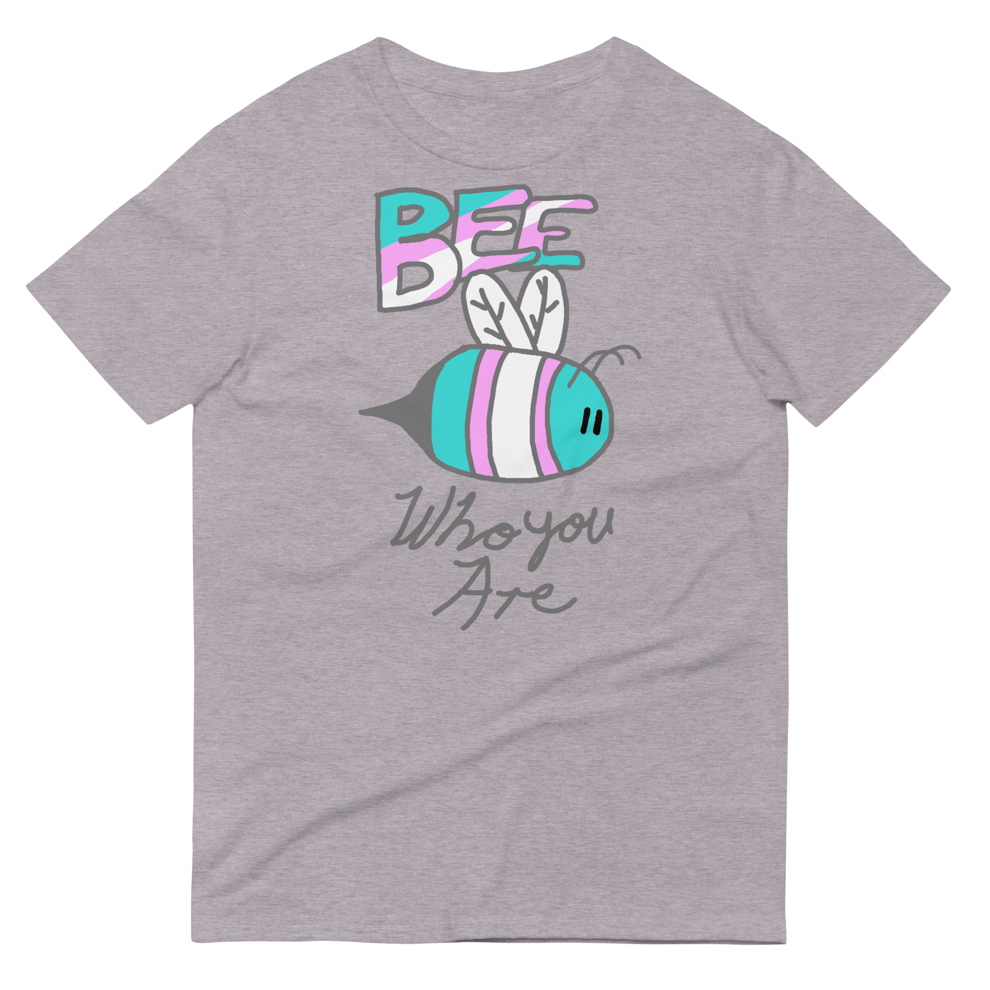 Trans Pride Bee "Who You Are" T-shirt - Image 3